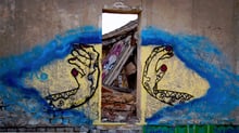 Graffitis à Sfax à l’occasion du « Arab street-art camp » à Sfax, le 24 septembre 2016. © jeune2016/Facebook