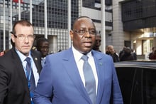 Macky Sall à Paris en février 2015. © Bruno Levy pour JA