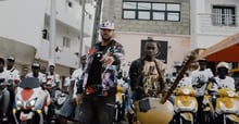 Booba, dans le clip de « DKR ». © Capture d’écran YouTube