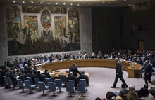 Le Conseil de sécurité de l’ONU, le 13 décembre 2016. © Amanda Voisard/AP/SIPA