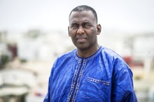 Biram Dah Abeid, président de l’Initiative pour la résurgence du mouvement abolitionniste (IRA). © Sylvain Cherkaoui pour Jeune Afrique