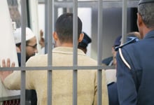 Procès d’un présumé terroriste devant la cour criminelle de Rabat le 20 décembre 2004. © JALIL BOUNHAR/AP/SIPA