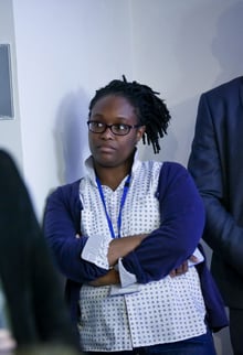 Avant de travailler avec Emmanuel Macron, Sibeth Ndiaye a collaboré avec Claude Bartolone et Dominique Strauss Kahn. © Thomas Padilla/MAXPPP