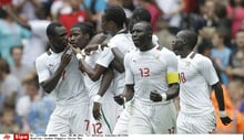 L’équipe du Sénégal lors des Jeux Olympiques de Londres en 2012. © Matthias Schrader/AP/SIPA