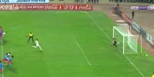 L’ouverture du score sur pénalty de la Tunisie contre la RDC (2-1), samedi 2 septembre, à Radès. © Capture d’écran / Youtube