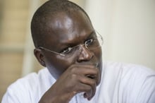 Khalifa Sall, en octobre 2014 à Dakar. © Sylvain Cherkaoui pour Jeune Afrique