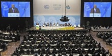 Inauguration de la COP 23 à Bonn, en Allemagne, le 6 novembre 2017. © Martin Meissner/AP/SIPA