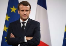 Le président français Emmanuel Macron au palais de l’Elysée, le 21 décembre 2017 © Christophe Archambault/AP/SIPA