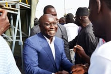 L’ancien maire de Thiès à son arrivée au meeting de l’opposition, à Dakar, en mai 2017. © erick ahounou