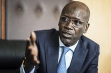 Seydou Guèye, secrétaire général et porte-parole du gouvernement, à Dakar, Sénégal le 5 mars 2018. © Sylvain Cherkaoui/Cosmos pour JA