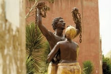 Monument aux esclaves, à Gorée, au Sénégal, en 2007. © Jacques DU SORDET/EditionsduJaguar