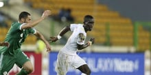 Le Sénégalais Idrissa Gueye lors d’un match face à l’Algérie pendant la CAN en Guinée équatoriale, le 27 janvier 2015 à Malabo. © Sunday Alamba/AP/SIPA