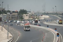 Autoroute à péage à la sortie de Dakar. © Sylvain Cherkaoui pour Jeune Afrique