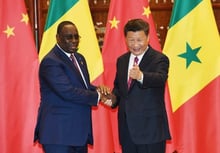 Macky Sall et le président chinois Xi Jinping à Hangzhou, en septembre 2016. © Minoru Iwasaki/AP/SIPA