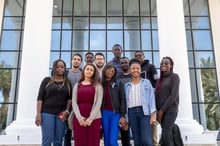 Etudiants africains à l’Université Tunis Carthage à la Soukra, mai 2018 © Nicolas Fauque/www.imagesdetunisie.com
