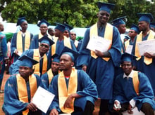 Cérémonie de remise des diplômes, en 2010, à l’Institut 2iE (Ouagadougou) © Fondation 2iE