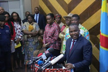 Corneille Nangaa, président de la Ceni, le 13 novembre 2018, à Kinshasa. © Trésor Kibangula/JA