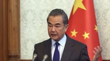 Le ministre chinois des Affaires étrangères, Wang Yi © Massoud Hossaini/AP/SIPA