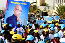 Des partisans de Karim Wade, à Dakar, le 29 novembre 2018. © AFP