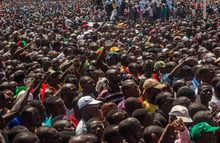 Une manifestation à Ouagadougou, le 31 octobre 2014 (photo d’illustration). © Theo Renaut/AP/SIPA