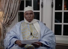 L’ex-président sénégalais, Abdoulaye Wade, dans une vidéo diffusée mardi 5 février. © Capture d’écran YouTube