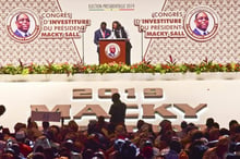 Congrès de l’APR au Dakar Arena, le 1er décembre 2018. © SEYLLOU/AFP