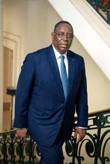 Macky Sall, le président sénégalais candidat à l’élection du 24 février 2019. © Youri Lenquette pour JA