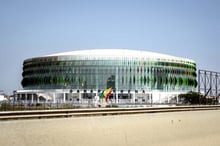 Le complexe Dakar Arena, à Diamniadio, inauguré en août 2018. © Sylvain Cherkaoui pour JA