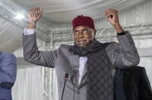 Abdoulaye Wade, le 13 février 2019 lors du comité directeur du PDS, à Dakar. © Sylvain Cherkaoui pour JA