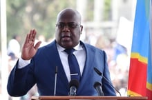 Félix Tshisekedi, lors de son investiture à la tête de la RDC, le 24 janvier 2019 à Kinshasa. © REUTERS/ Olivia Acland