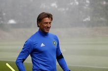 L’ex-sélectionneur du Maroc Hervé Renard pendant le Mondial de football en Russie, à Kaliningrad, le 24 juin 2018 (image d’illustration). © Petr David Josek/AP/SIPA