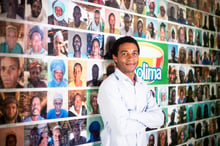 Bagoré Bathily, directeur de la laiterie du Berger qui produit les yaourts Dolima. Le 5 novembre 2013. Sénégal Photo de Sylvain Cherkaoui pour Jeune Afrique © Sylvain CHERKAOUI pour JA