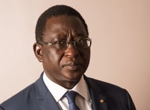 Soumaïla Cissé à Bamako, le 15 juin 2018. © Nicolas Réméné pour JA