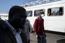 A la station routière de Colobane à Dakar, le 24 mars 2020 (archives). © Sylvain Cherkaoui/AP/SIPA