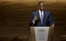 Le président sénégalais Macky Sall, lors de la réunion du CIO à Buenos Aires en octobre 2018. © Natacha Pisarenko/AP/SIPA