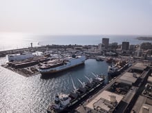 Le port autonome de Dakar. © Sylvain Cherkaoui pour JA