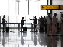 Terminal de l’aéroport Nnamdi-Azikiwe à Abuja (Nigeria). © KOLA SULAIMON/AFP