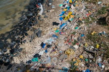 Sur les rives du fleuve Sénégal, à Saint-Louis, en février 2019. © Anita BACK/LAIF-REA