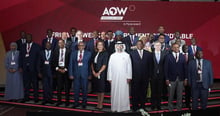 Photo de famille des participants à l’Africa Oil Week , édition 2021 à Dubaï. © Africa Oil Week