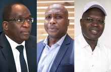 Abdoulaye Diouf Sarr, Barthelemy Dias, Khalifa Sall . © Montage JA : Sylvain Cherkaoui pour JA ; Ousseynou Samb/Creative Commons