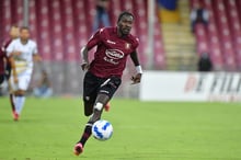 Le milieu de terrain, Mamadou Coulibaly, à l’occasion du match de Série A, en Italie, le 22 Septembre 2021. © Carmelo Imbesi/LiveMedia/Shutterstock/SIPA