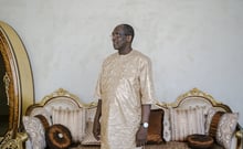 Abdoulaye Diouf Sarr, le ministre sénégalais de la Santé, chez lui à Yoff, le 12 janvier 2022. © Carmen Abd Ali pour JA