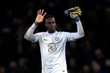 Édouard Mendy après le match de Premier League entre Chelsea et Liverpool à Stamford Bridge, le 2 janvier 2022 à Londres, en Angleterre. © Darren Walsh/Chelsea FC via Getty Images)