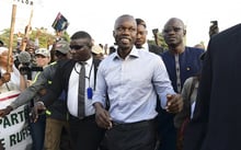 Ousmane Sonko à Dakar, le 19 janvier 2019. © SEYLLOU/AFP