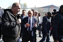 Éric Zemmour, invité de Morandini Live en direct de la porte de Porte de la Villette, le 25 mars 2022. © VSPress/SIPA.