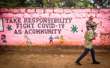 À Nairobi pendant la crise du coronavirus, Kenya, mai 2020. © Sopa Images / SPUS / ABC / Andia.fr