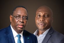 Macky Sall et Barthelemy Dias. © MONTAGE JA : Youri Lenquette pour JA ; Sylvain Cherkaoui pour JA