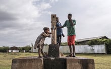 Puits dans la banlieue de Bahir Dar, en Éthiopie, le 18 juin 2021. © EDUARDO SOTERAS/AFP