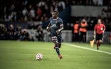 Le milieu de terrain sénégalais du PSG, Idrissa Gana Guèye, au Parc des princes, à Paris, le 28 septembre 2021. © NICOLAS MESSYASZ/SIPA