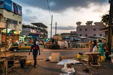 Entre la fin de 2021 et le début de 2022, au Sénégal, la croissance du PIB réel s’est élevée en moyenne à 6,1 %. Ici, à Saint-Louis. © Alfredo CALIZ/PANOS-REA